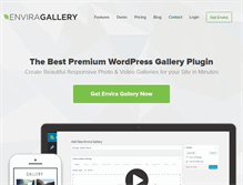 Tablet Screenshot of enviragallery.com